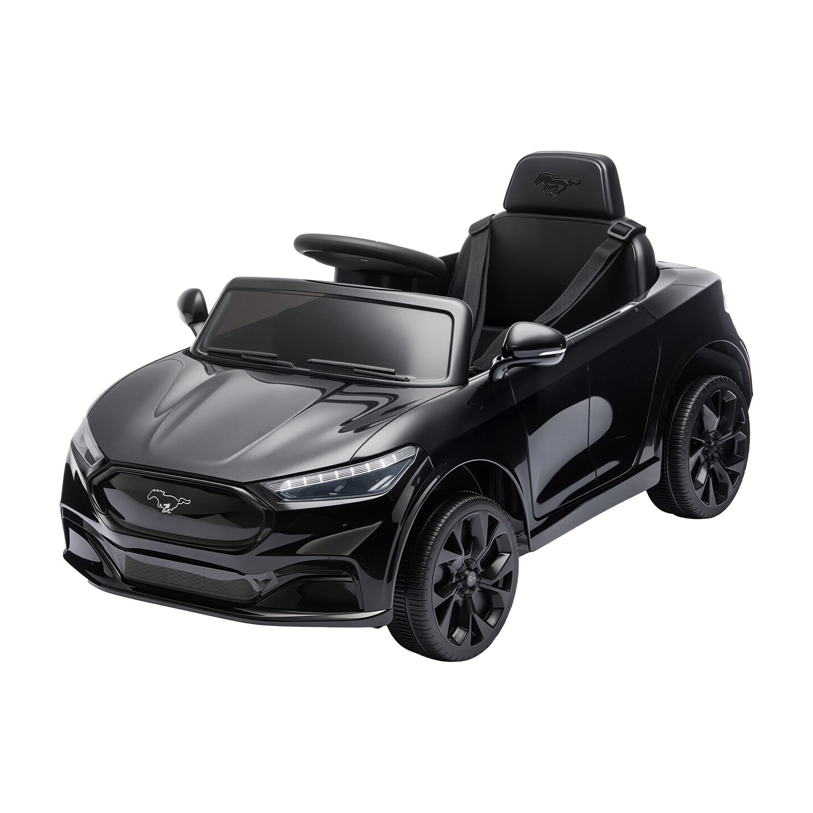 Kids Ride On Car 12V Licensed  Electric Toy with Remote Control Horn Music 97x61cm Black
