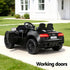 Kids Electric Ride On Car Audi R8 Licensed 12V Sports Car Black