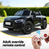 Kids Electric Ride On Car Audi R8 Licensed 12V Sports Car Black