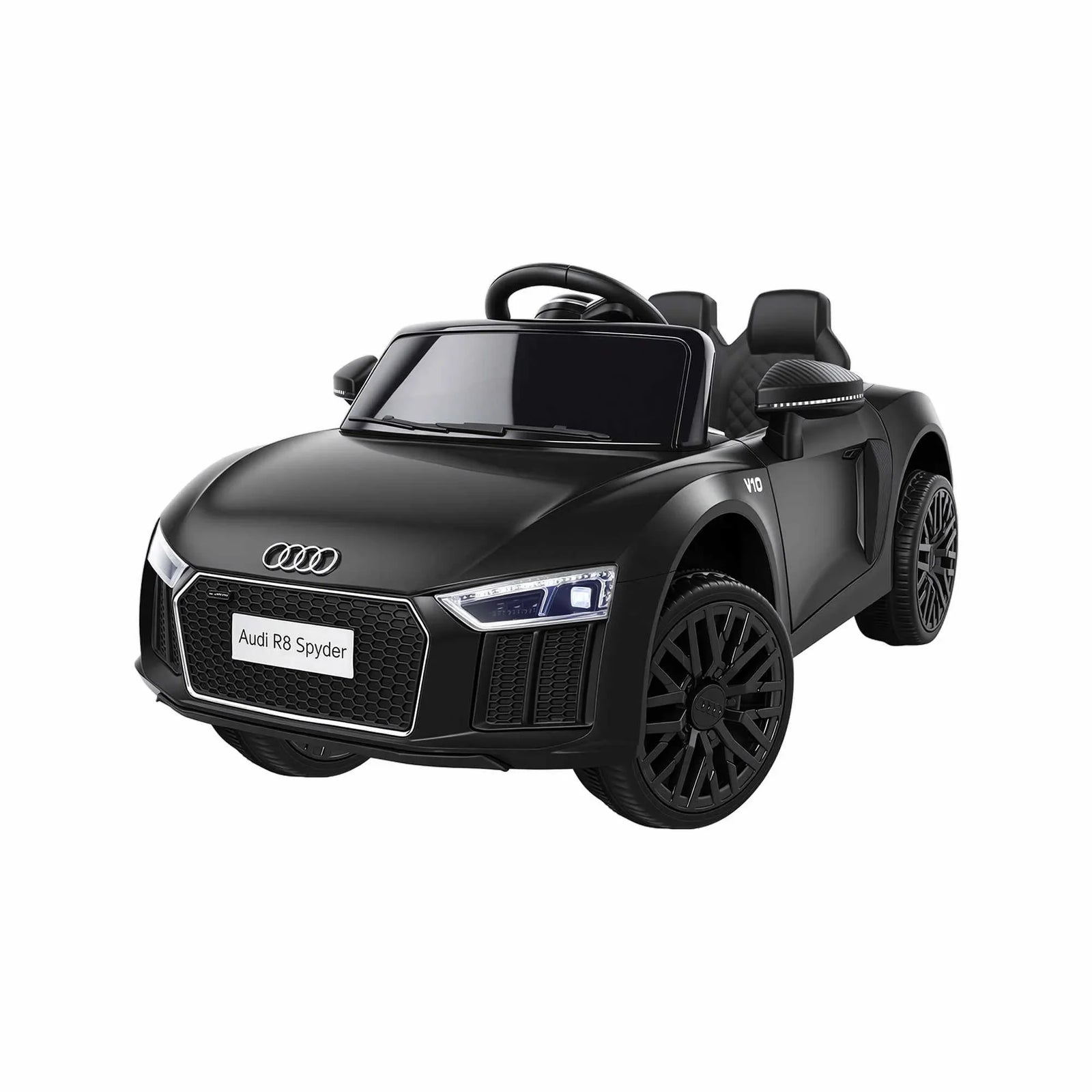 Kids Electric Ride On Car Audi R8 Licensed 12V Sports Car Black