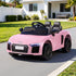 Ride On Car Licensed  R8 12V Electric Car for Kids Battery Pink