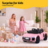 Ride On Car Licensed  R8 12V Electric Car for Kids Battery Pink