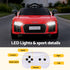 Ride On Car Licensed  R8 12V Electric Car for Kids Battery Red