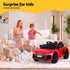 Ride On Car Licensed  R8 12V Electric Car for Kids Battery Red