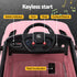 Rigo Kids Electric Ride On Car Black Pink Ride-On Toy with Remote Control