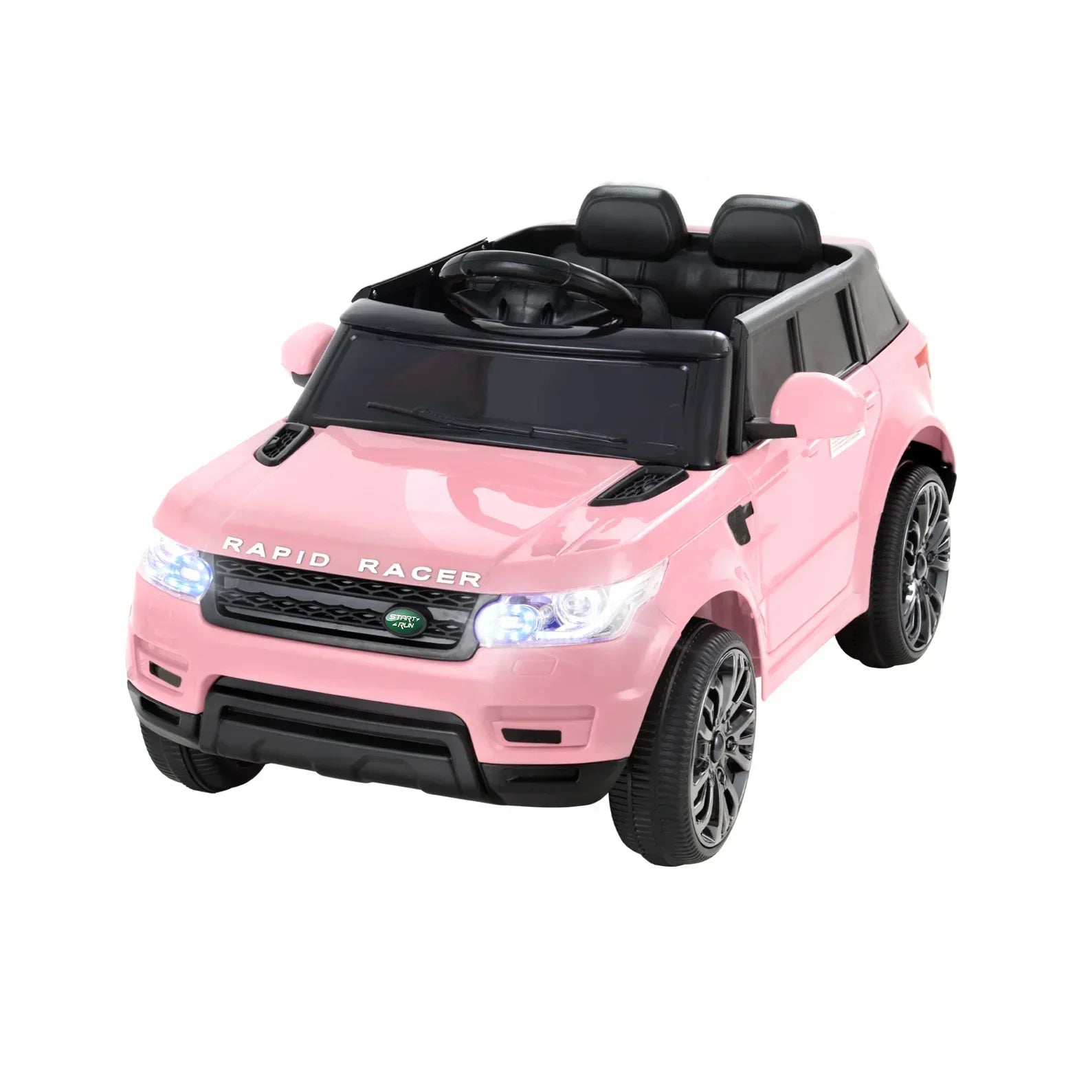 Kids Electric Ride On SUV 12V Range Rover Style Car Remote Pink