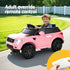 Kids Electric Ride On SUV 12V Range Rover Style Car Remote Pink