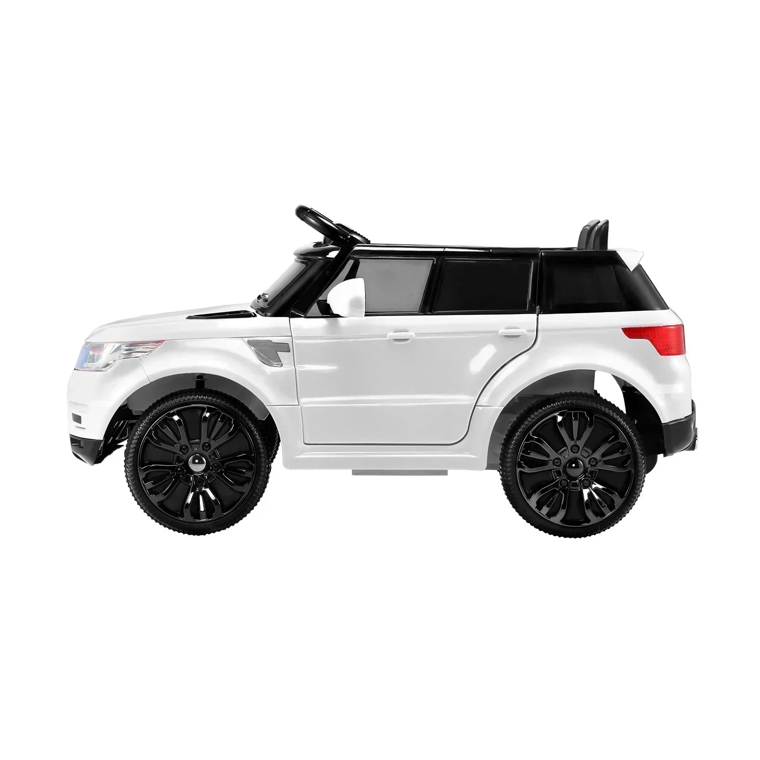 Kids Ride On Car – Range Rover Inspired, 50W Twin Motor, Remote, White