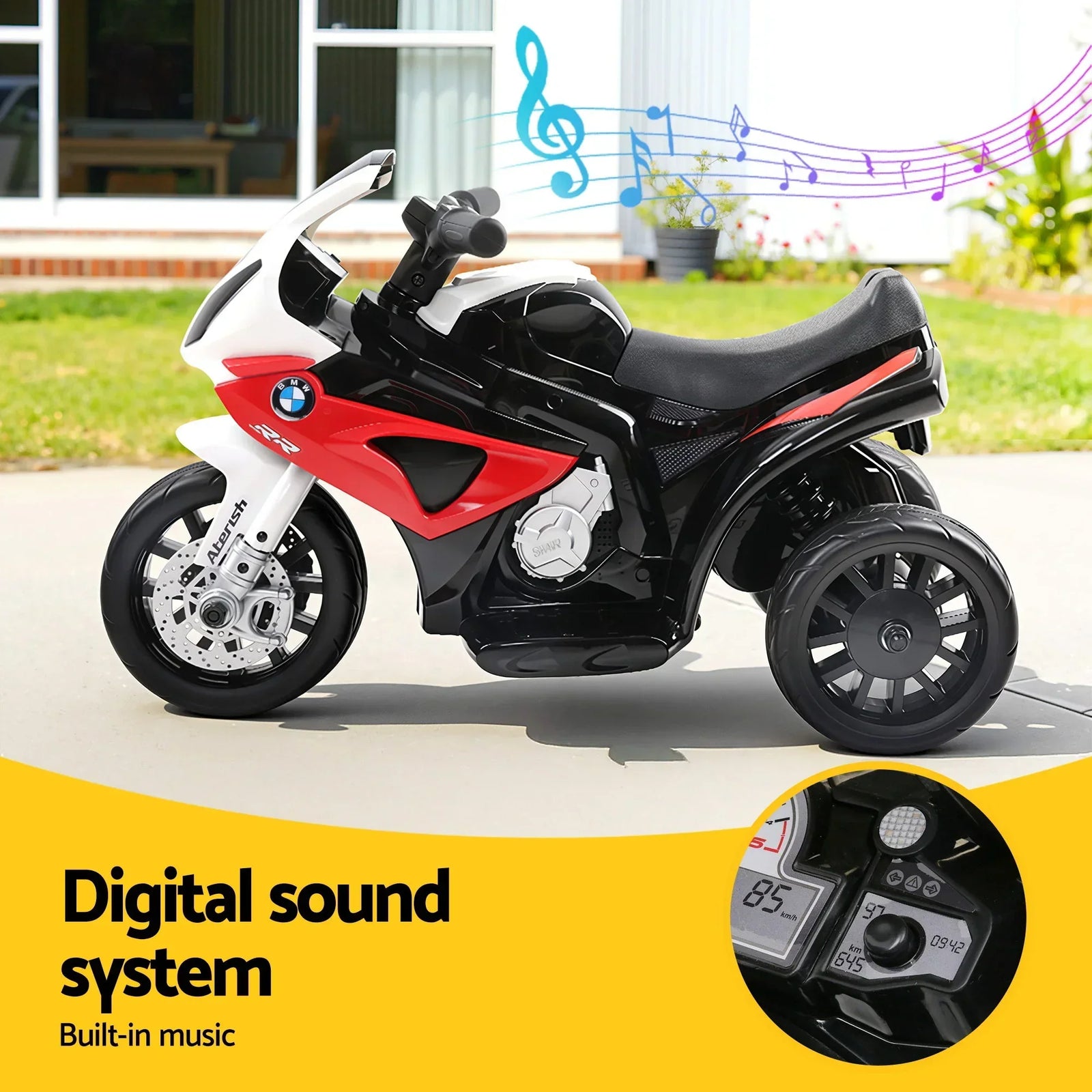 Kids BMW S1000RR Ride On Motorbike 6V Licensed Electric Bike Red
