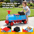 Rigo Kids Ride on Car Train 12V Electric Toy 2 Seaters Storage 87cm Blue