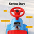 Rigo Kids Ride on Car Train 12V Electric Toy 2 Seaters Storage 87cm Blue