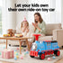 Rigo Kids Ride on Car Train 12V Electric Toy 2 Seaters Storage 87cm Blue