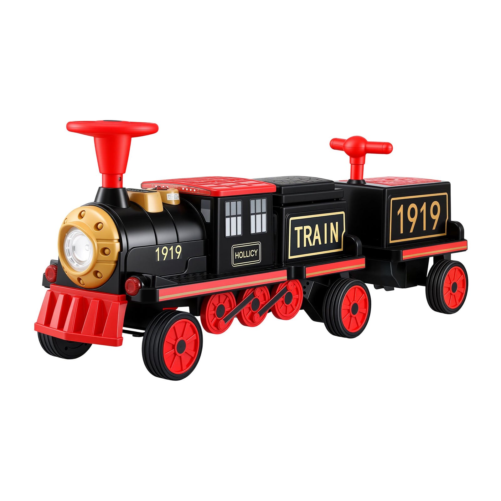 Rigo Kids Ride on Car Train 12V Electric Toy 2 Seater 136cm