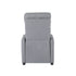 Recliner Chair Armchair Adjustable Sofa Lounge Polyester Grey