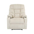 Oikiture Recliner Chair Electric Massage Chairs Heated Polyester Beige