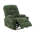 8-Point Heated Electric Recliner Massage Chair in Green, PU Set