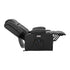 Electric Lift Massage Armchair With 2 Charge Ports Black