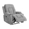 Recliner Heated Massage Armchair Grey