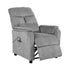 Recliner Chair Adjustable Fabric Lounge, Grey, 165° Incline Tilt