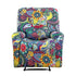 Stretch Kids Recliner Cover 4-Pieces Recliner Chair Slipcovers Printed Polyester