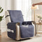 Quilted Recliner Chair Covers 100% Waterproof Recliner Slipcovers Grey