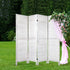 4 Panel Wooden Room Divider White Folding Privacy Screen Partition Wall