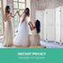 6 Panel Room Divider Folding Privacy Screen White Wooden Partition