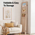 Room Divider 4 Panel Folding Privacy Screen Partition Rotatable Photo Frame Picture Collage Display Solid Wood Natural