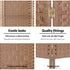 Artiss 6 Panel Room Divider Screen 245x170cm Woven Natural