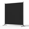 Room Divider Screen – 175×180cm Fabric Privacy Partition Black