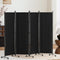 4 Panel Room Divider Screen 217cm Folding Privacy Screen Black