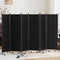 Artiss 6 Panel Room Divider Screen 323cm Black Folding Privacy Screen