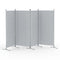 Artiss 4 Panel Room Divider Screen 345x180cm Fabric Grey