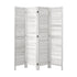 4 Panel Room Divider Timber Wooden Fold White
