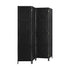 4 Panel Room Divider Privacy Screen Black