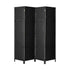 4 Panel Room Divider Privacy Screen Black