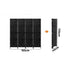 4 Panel Room Divider Privacy Screen Black