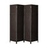 4 Panel Room Divider Privacy Screen Brown