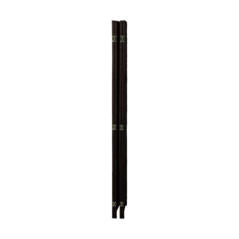 4 Panel Room Divider Privacy Screen Brown