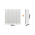 4 Panel Room Divider Privacy Screen White