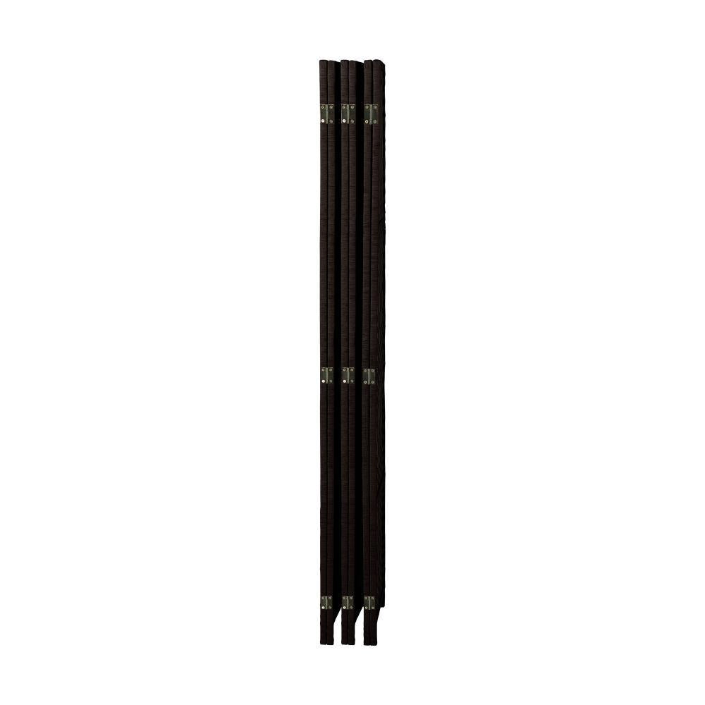 6 Panel Room Divider Privacy Screen Brown