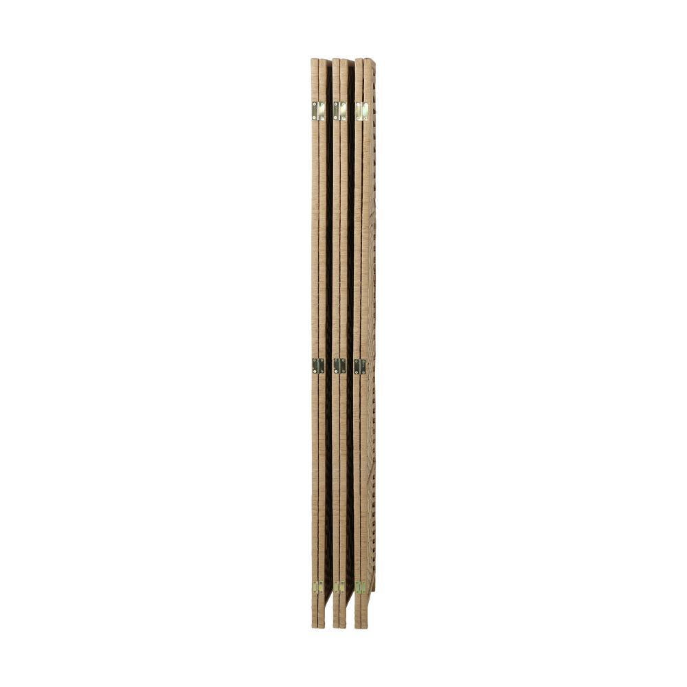 6 Panel Room Divider Privacy Screen Wood