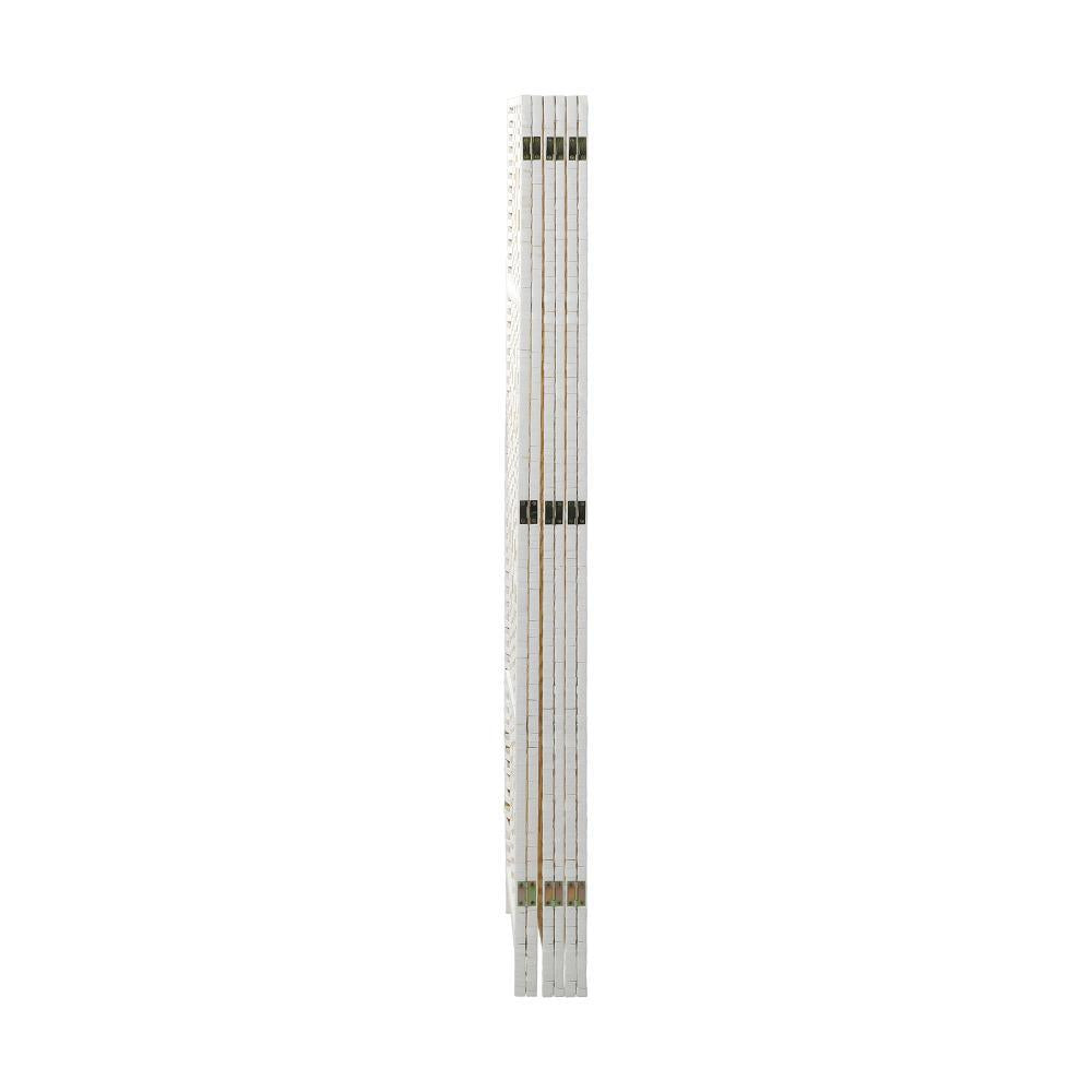 6 Panel Room Divider Privacy Screen White
