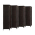 8 Panel Room Divider Privacy Screen Brown