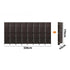 8 Panel Room Divider Privacy Screen Brown