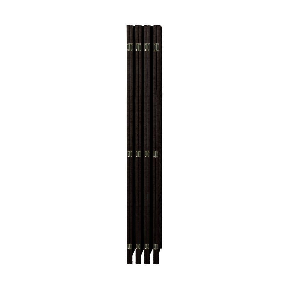 8 Panel Room Divider Privacy Screen Brown