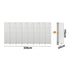 8 Panel Room Divider Privacy Screen White