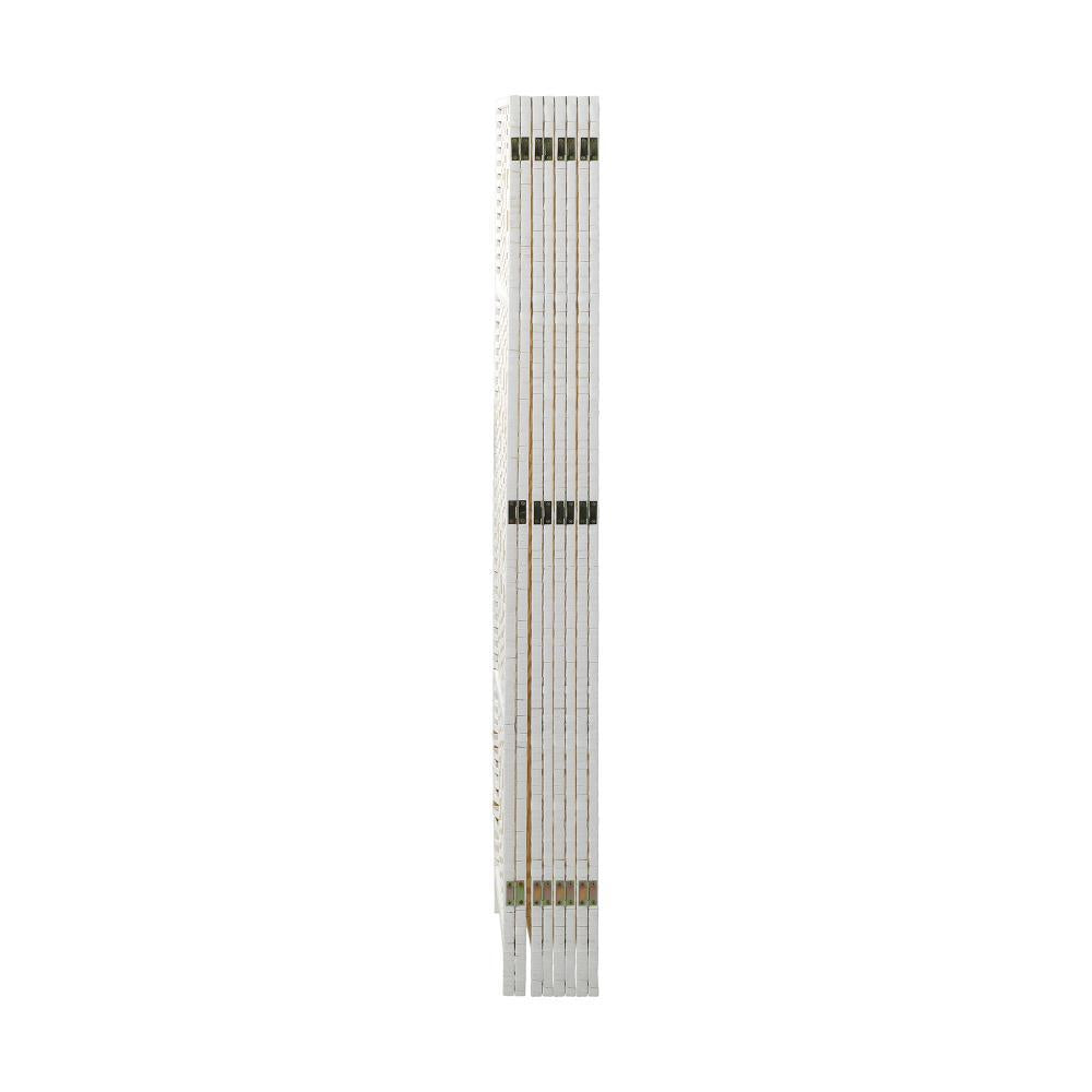 8 Panel Room Divider Privacy Screen White