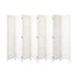 8 Panel Room Divider Privacy Screen White