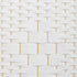 8 Panel Room Divider Privacy Screen White